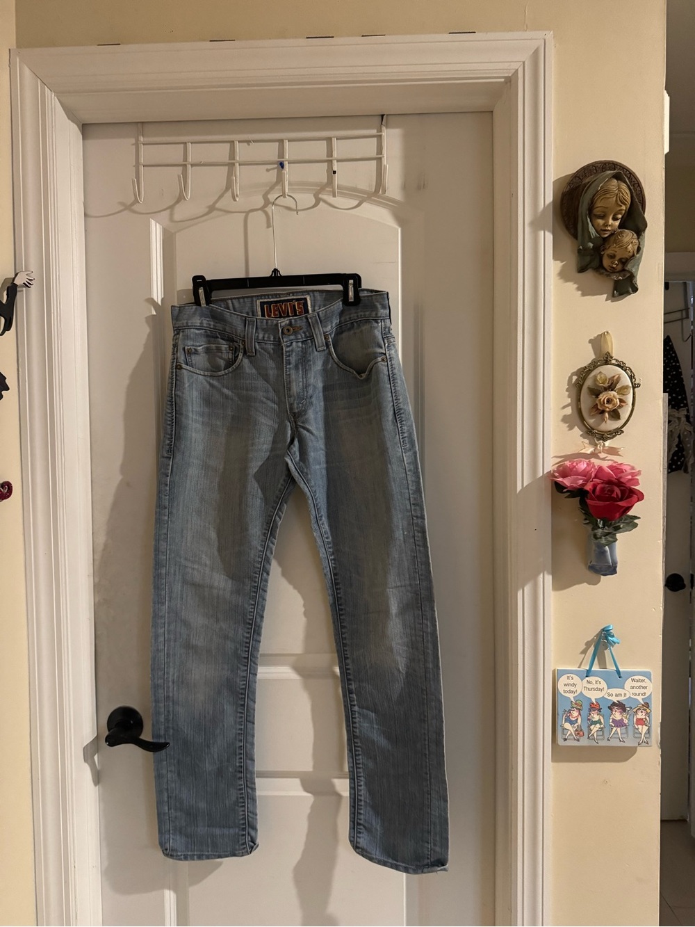 Levi's Women's Light Blue Straight Jeans